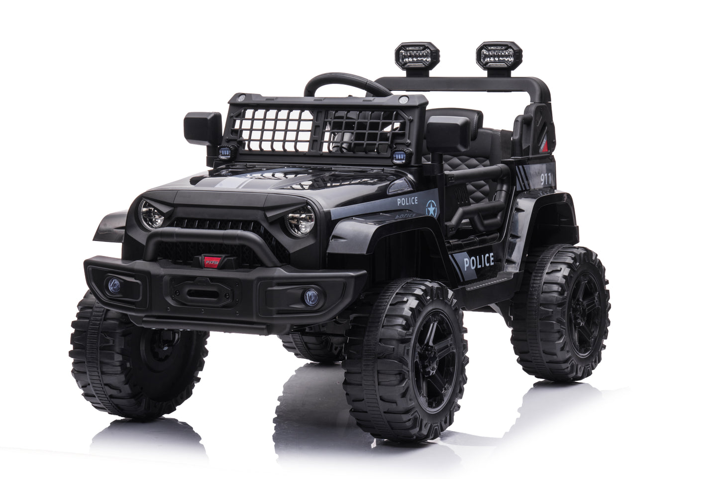 Powered Ride-On Truck, 12V Battery, Parent Remote Control, Foot Pedal, FM, LED Headlights - Fun and Safe Ride for Kids with Realistic Features and Exciting LED Lights