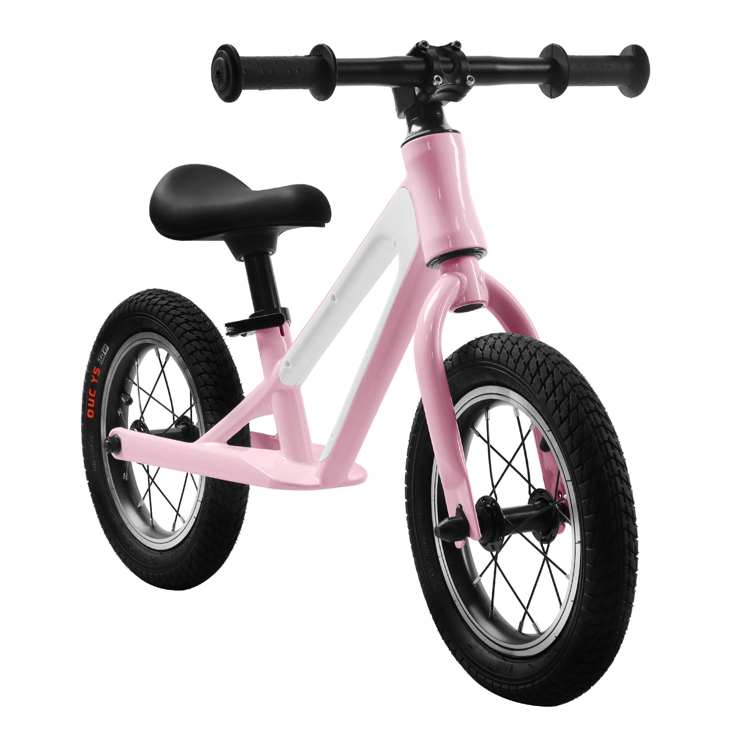 ECARPAT Balance Bike: Lightweight Sport Training Bicycle for Kids Ages 1-5, Magnesium Alloy Frame, 12" Rubber Foam Tires, Adjustable Seat